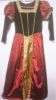 Kids Costumes to Hire - Queen Dress - Teen -(black, gold, red)